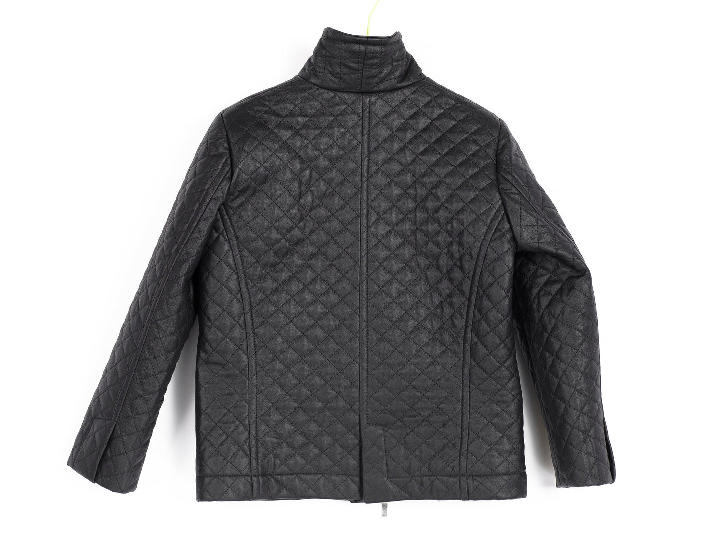 Boys leather jacket, Black faux leather quilted jacket, Stylish leather boys outfit, Toddler boy zipper blazer, Trendy Eco clothing kids