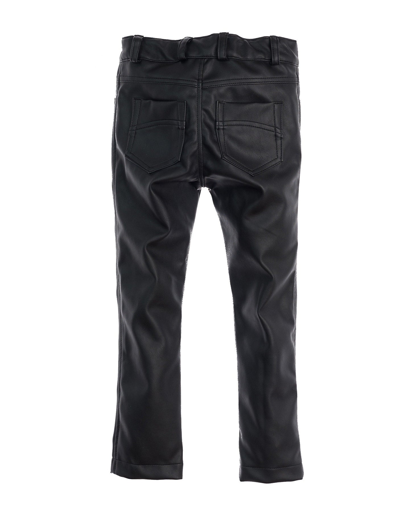 Black Faux Leather Pants Boys Leather Trousers Toddler Boy Vegan Leather Bottoms Kids Rocker Pants Motorcycle Biker Pants Hipster Clothing