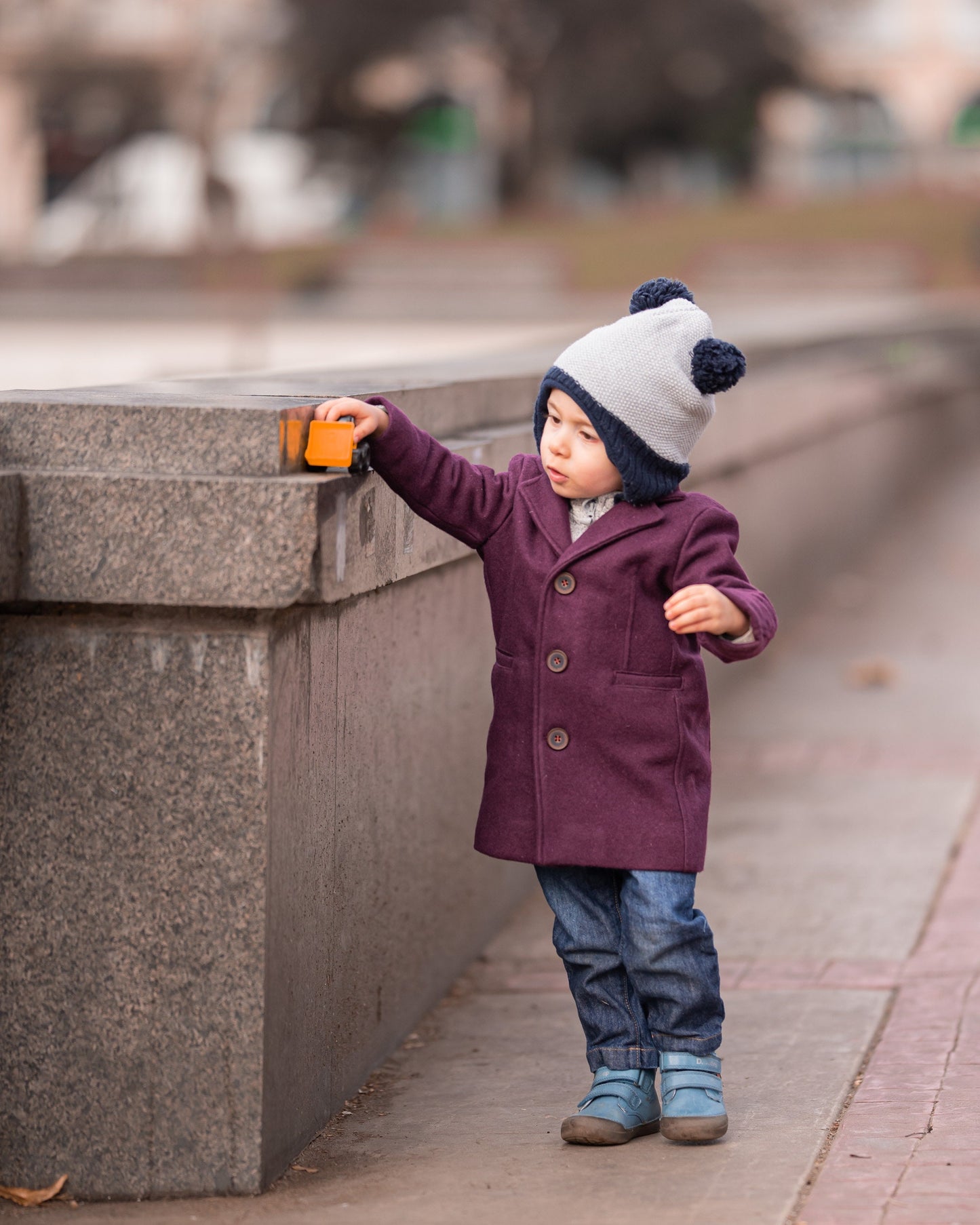 Baby Wool Plum Coat Jacket, Baby Winter Coat, Infant Coat, Baby Coy Coats, Baby winter oufit, Winter Baby Clothing, Vintage coat for babies