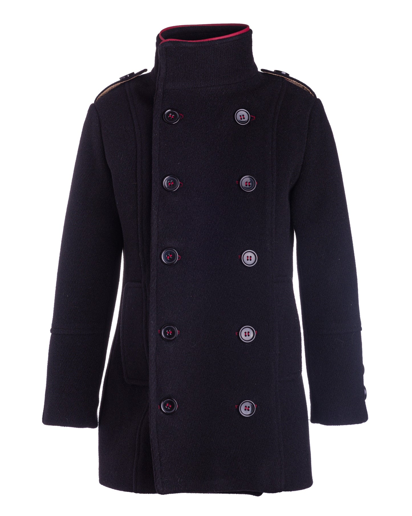 Baby boys double breasted black wool coat, Baby Winter Coat, Infant Coat, Baby winter oufit, Winter Baby boys Clothing