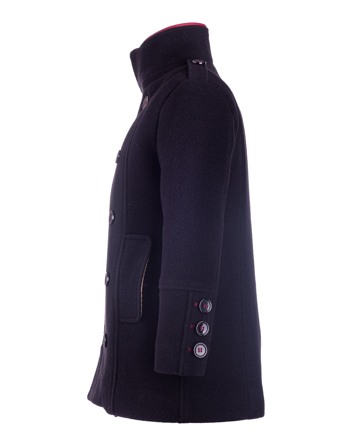 Baby boys double breasted black wool coat, Baby Winter Coat, Infant Coat, Baby winter oufit, Winter Baby boys Clothing