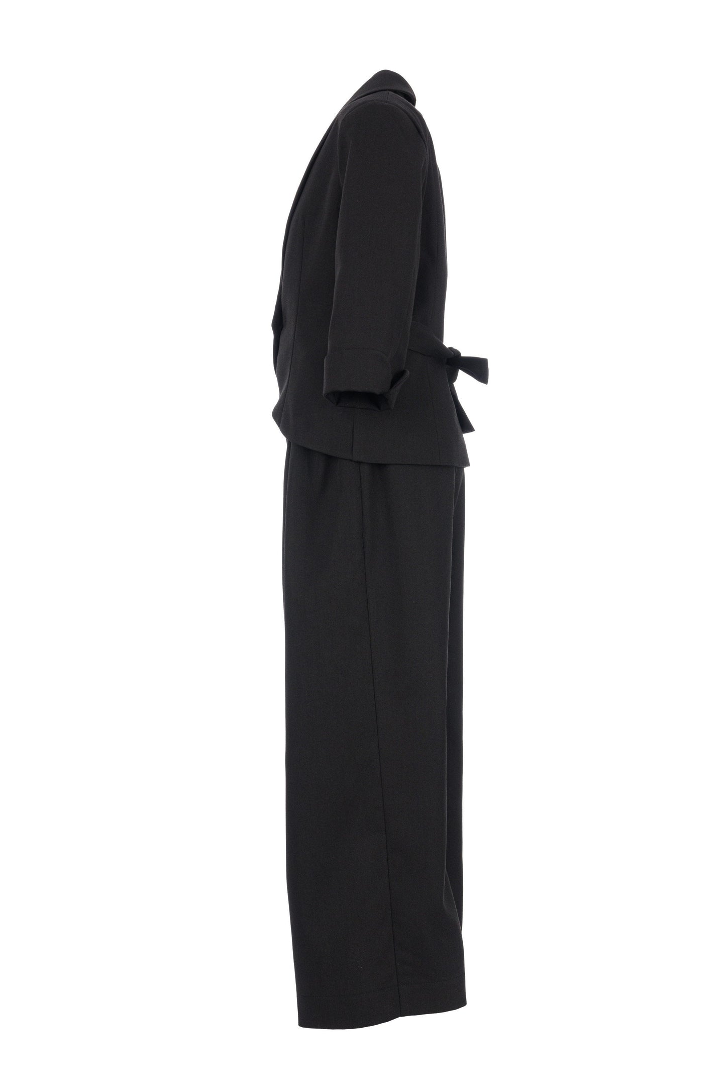 2 piece black cotton suit for girls/ Tailored toddler suit formal dress wear for girls/ Children formal wear/ Summer designer outfit girls