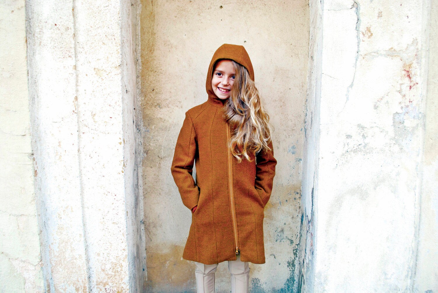 Girls winter coat/Wool coat/Fitted coat/Trench coat/Hooded coat/Toddler girl long coat/Pendleton swing coat/Funnel coat/Kids zipper coat
