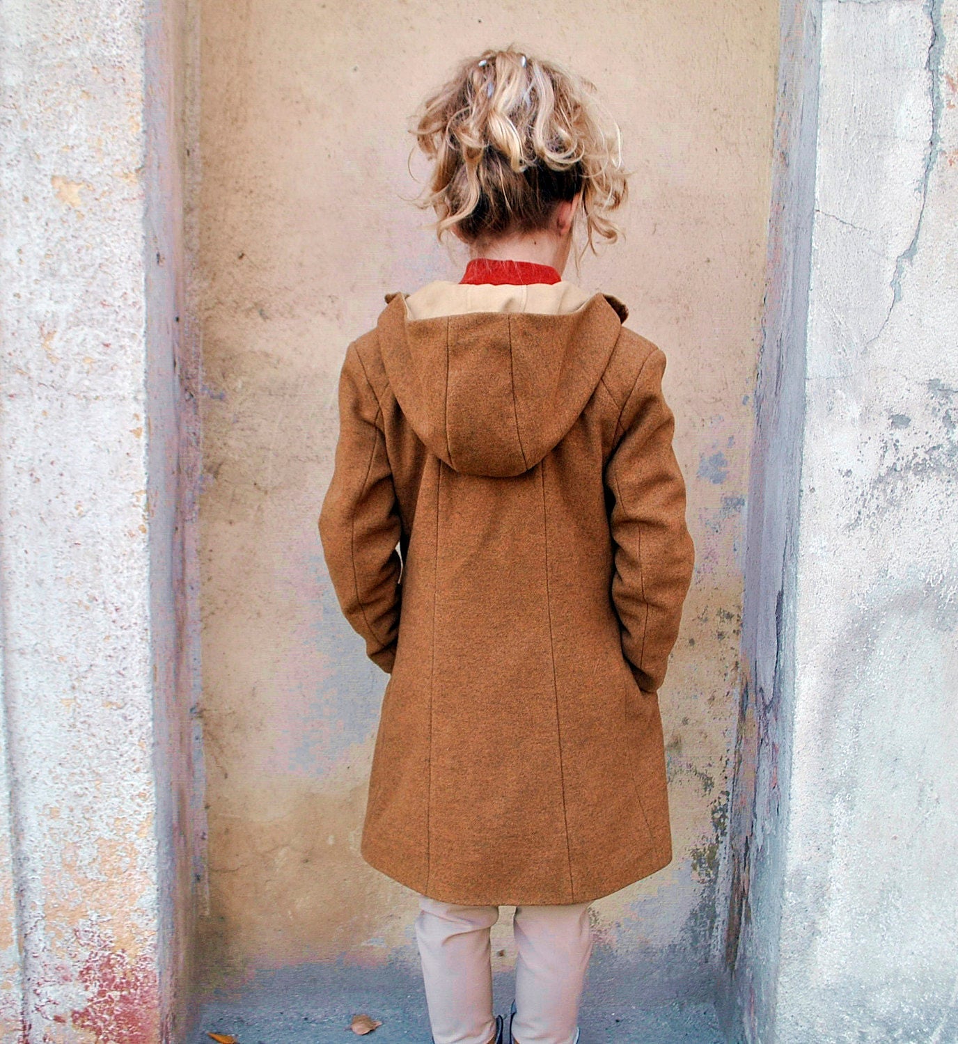 Girls winter coat/Wool coat/Fitted coat/Trench coat/Hooded coat/Toddler girl long coat/Pendleton swing coat/Funnel coat/Kids zipper coat