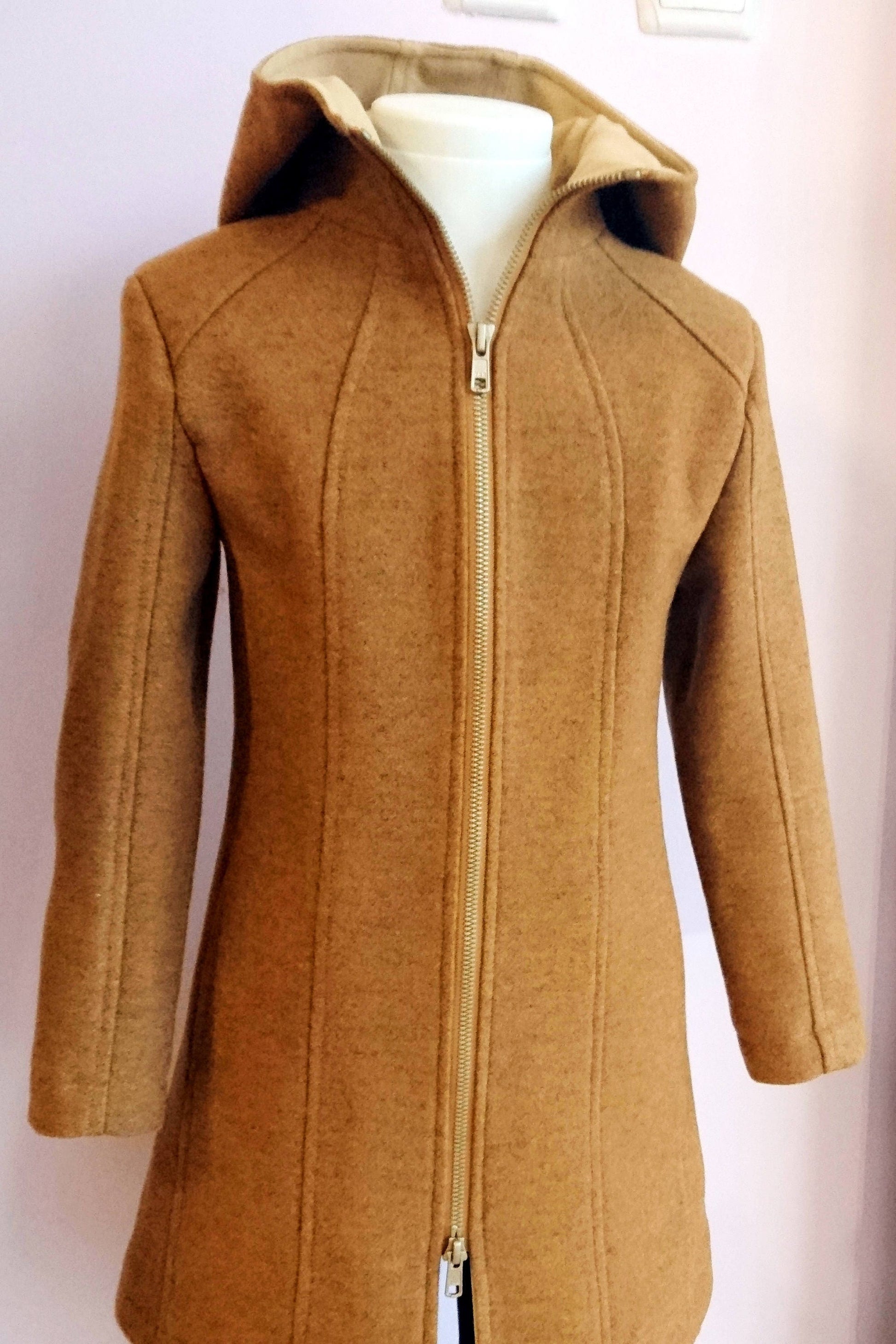 Girls winter coat/Wool coat/Fitted coat/Trench coat/Hooded coat/Toddler girl long coat/Pendleton swing coat/Funnel coat/Kids zipper coat