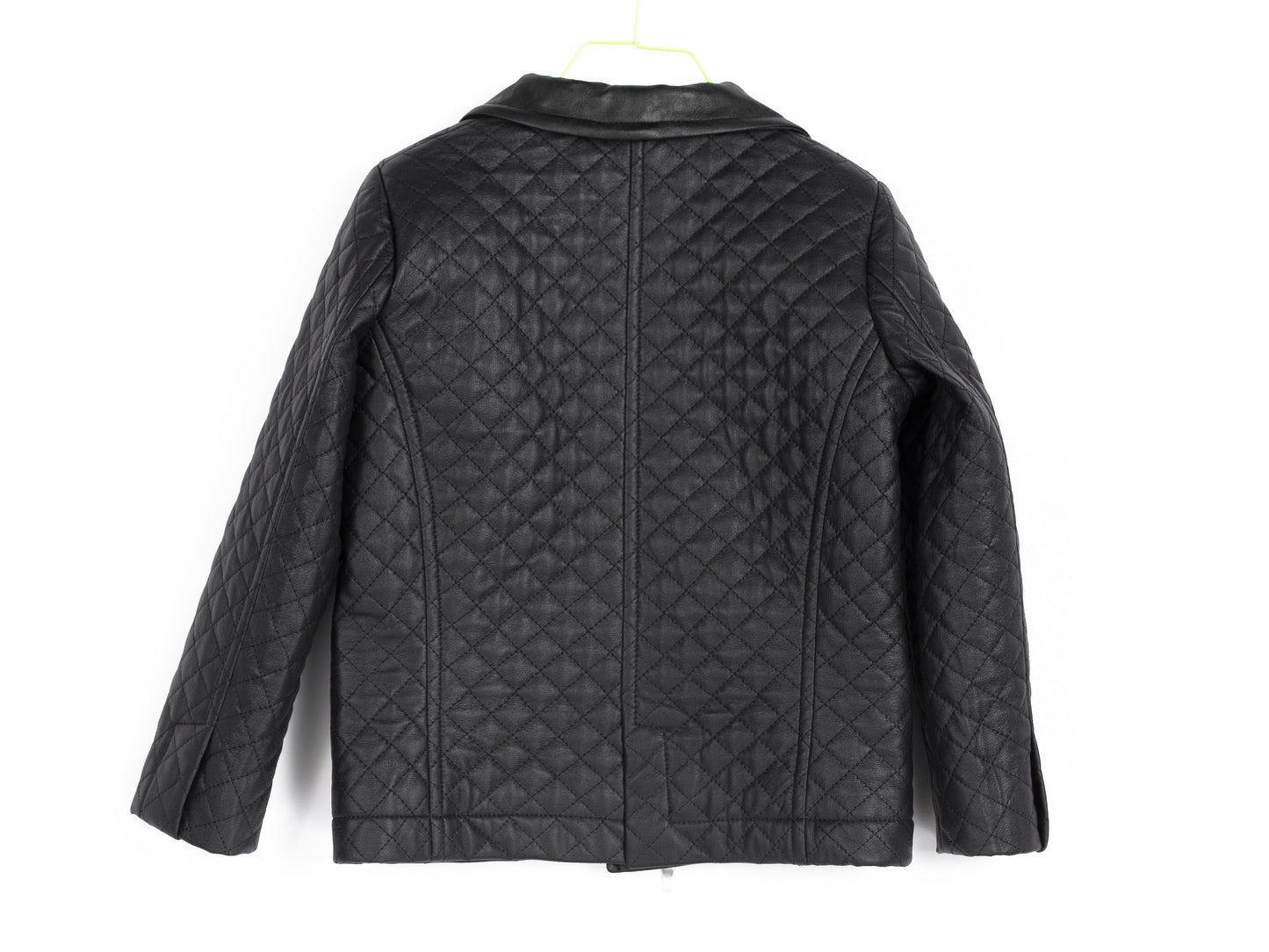 Boys leather jacket, Black faux leather quilted jacket, Stylish leather boys outfit, Toddler boy zipper blazer, Trendy Eco clothing kids