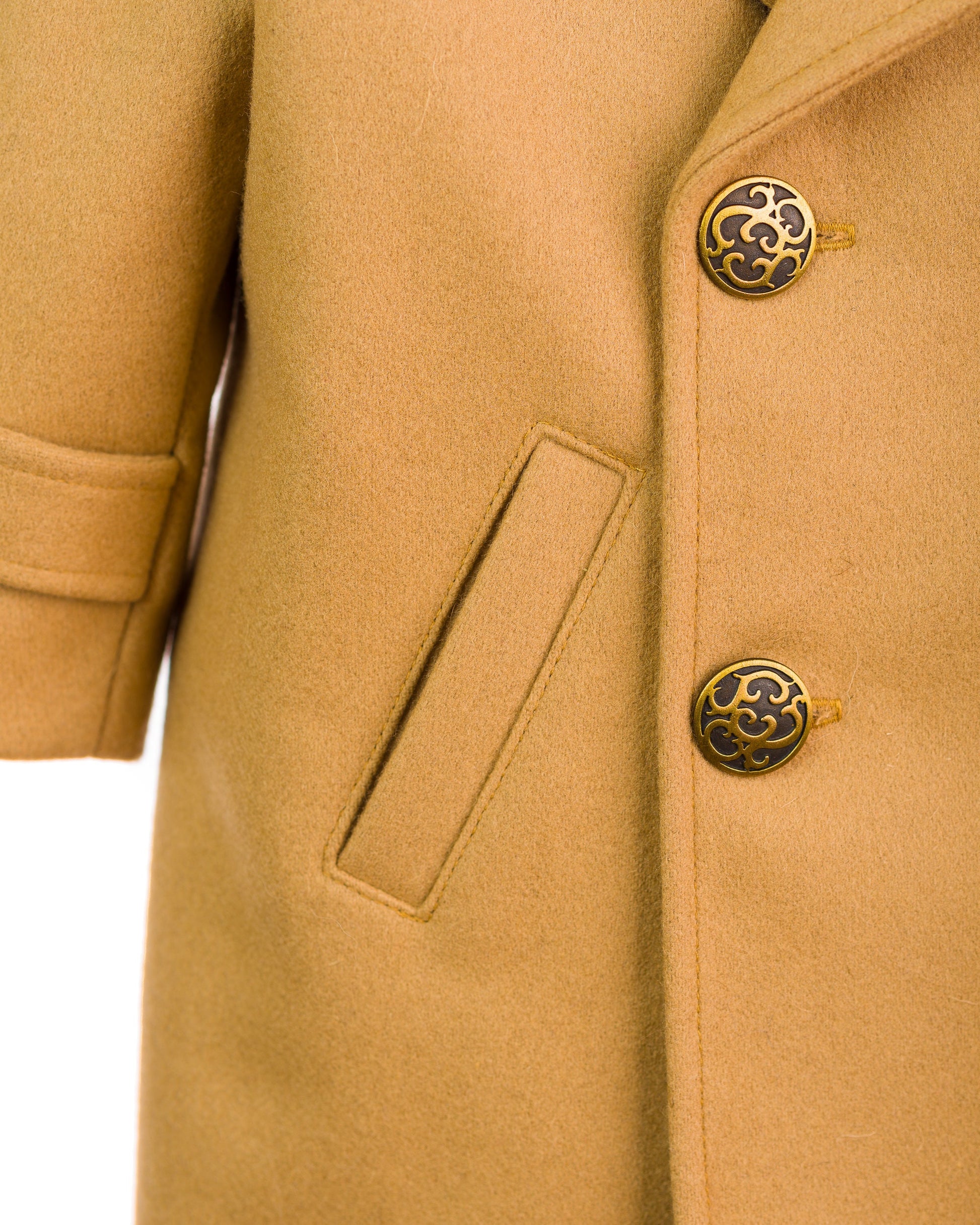 Double breasted down coat toddler, Long wool peacoat for boys, Kids warm winter vintage coat , Long classic coat, Junior long pea coat