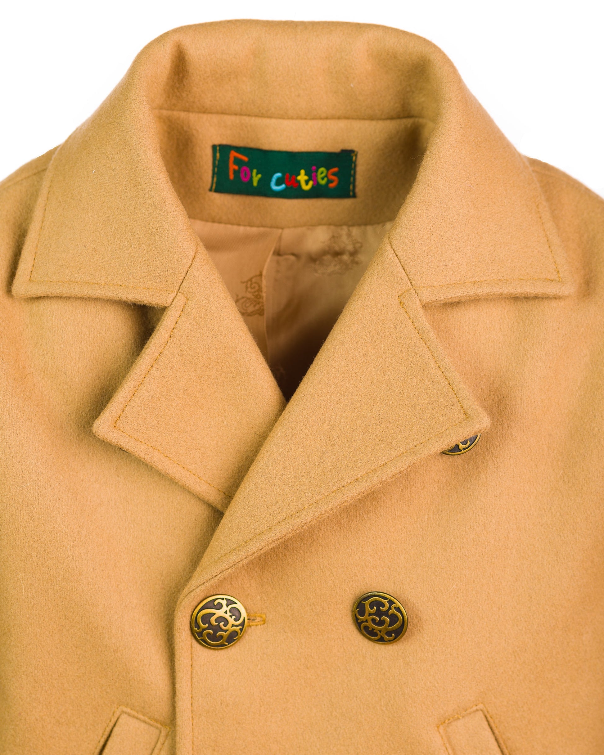 Double breasted down coat toddler, Long wool peacoat for boys, Kids warm winter vintage coat , Long classic coat, Junior long pea coat