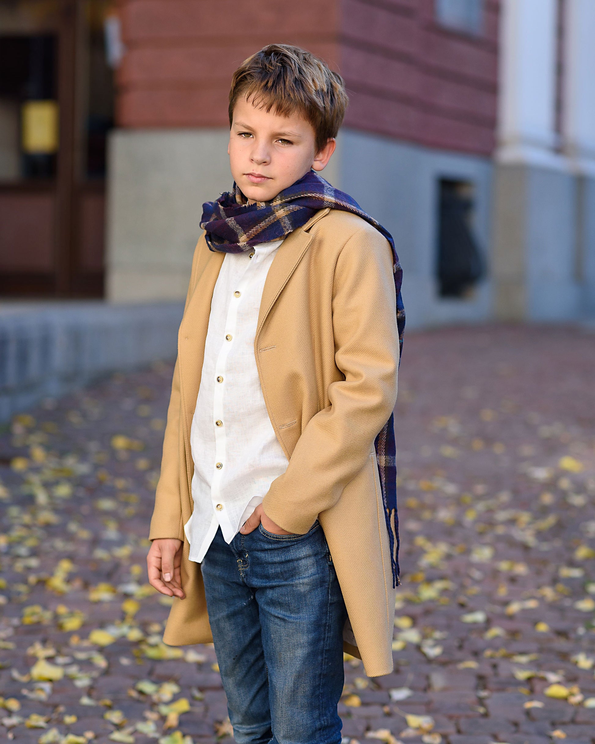 Stylish wool coat for boy winter outfit/ Kids wool coat jacket/ Children's long wool coat/ Long pea coat jacket/ Toddlers trendy overcoat