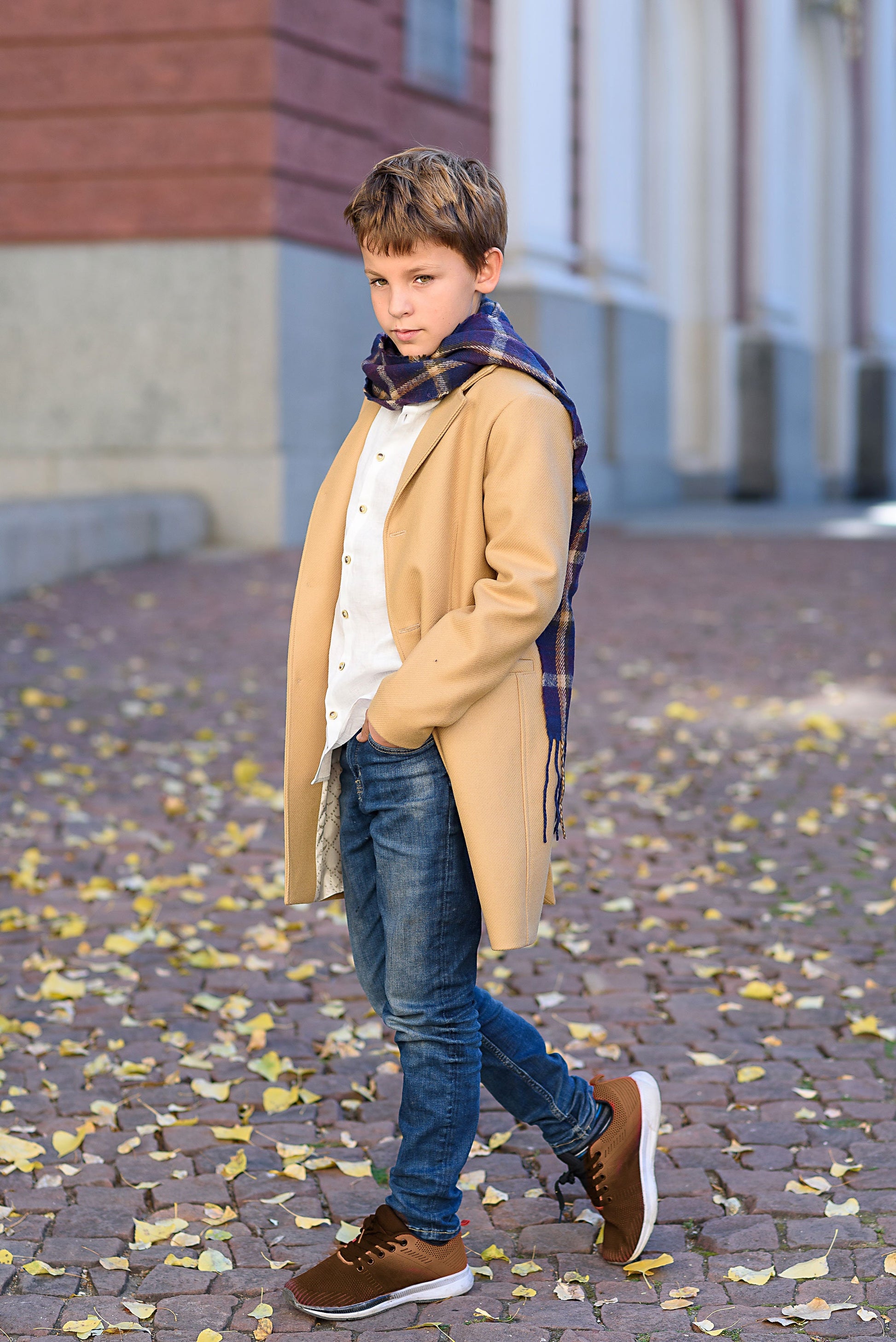Stylish wool coat for boy winter outfit/ Kids wool coat jacket/ Children's long wool coat/ Long pea coat jacket/ Toddlers trendy overcoat