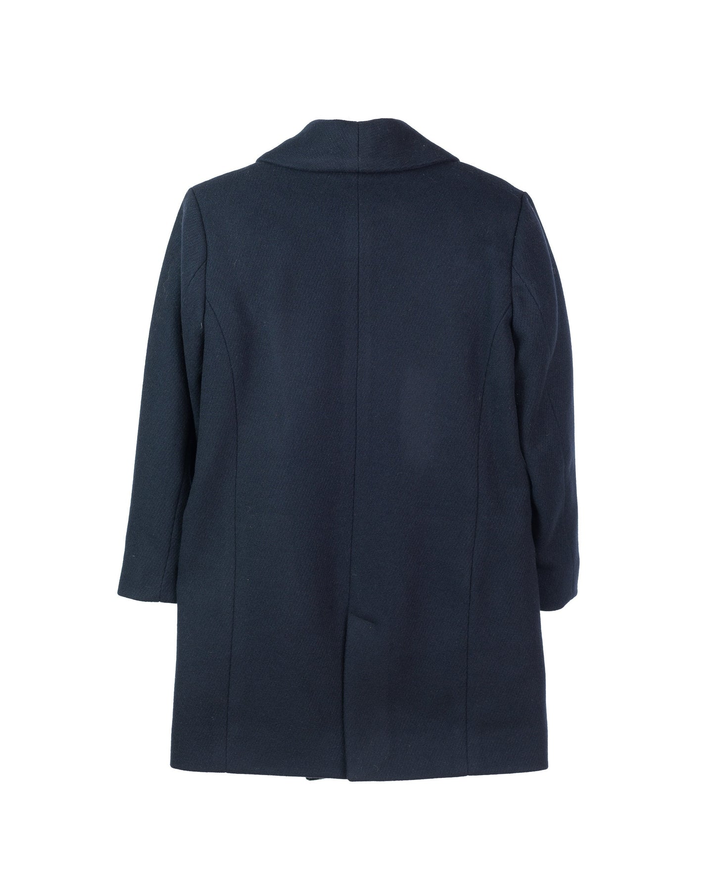 Long shawl collar wool for boys, Double breasted down coat toddler, Kids warm winter vintage coat, Navy classic coat, Junior long pea coat