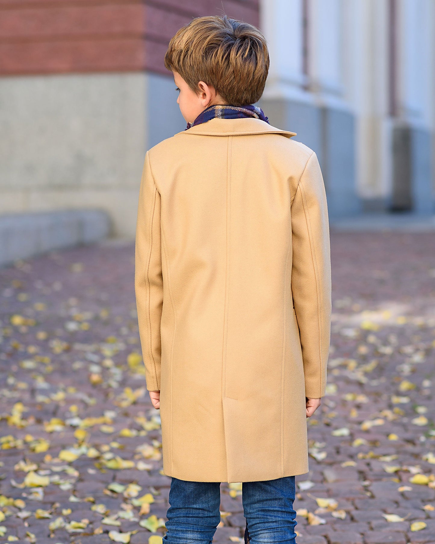 Stylish wool coat for boy winter outfit/ Kids wool coat jacket/ Children's long wool coat/ Long pea coat jacket/ Toddlers trendy overcoat