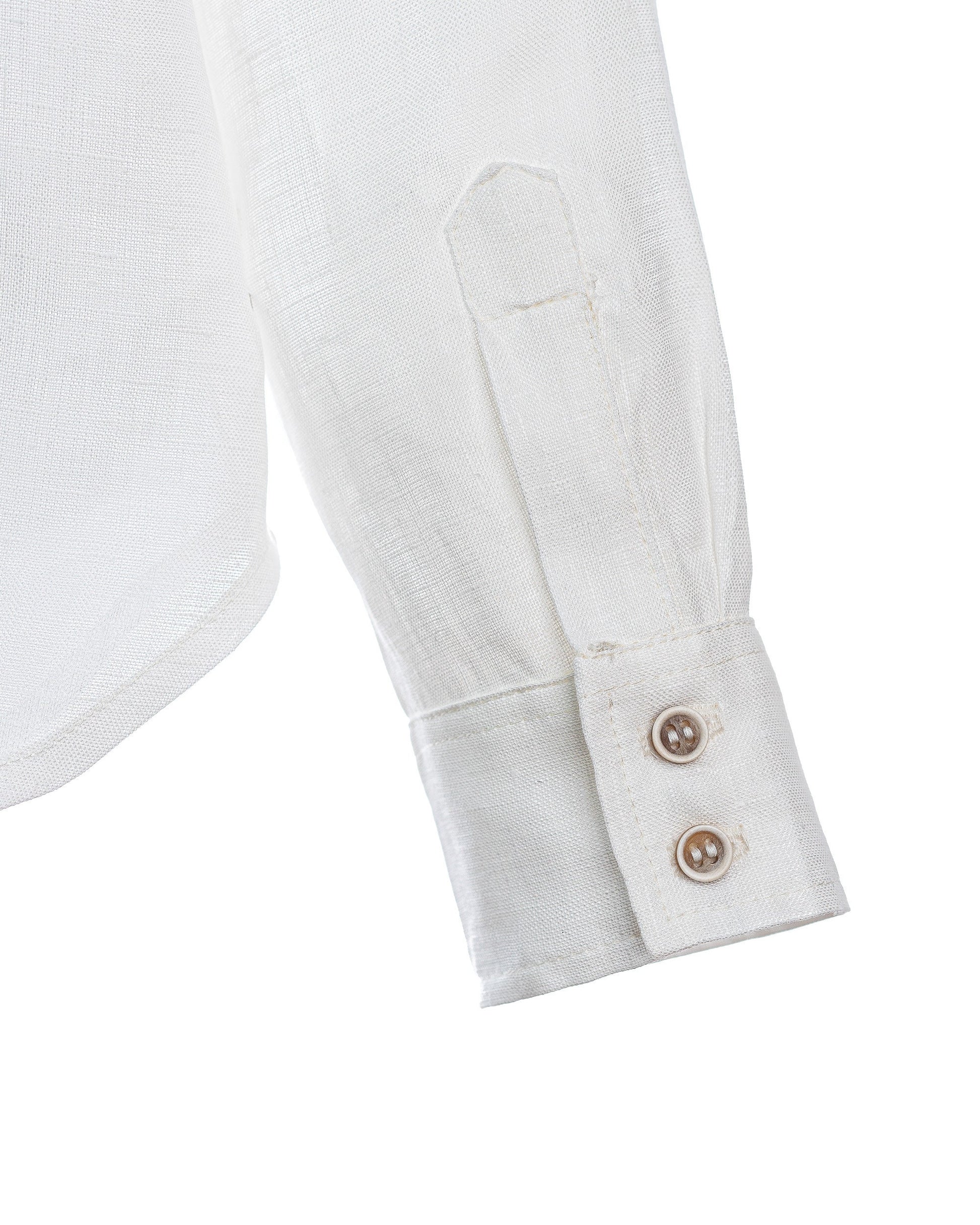 White linen shirt for boys with long sleeves/ Boys Ring bearer shirt/ Rustic wedding Linen clothing toddler dress shirt/ baptism outfit