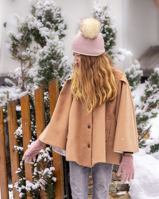 Wool winter cape coat girls/ Kids wool cape/ Toddler girl wool coat/ Little girls fashion coat/ Stylish loose coat/ Boutique wool coat