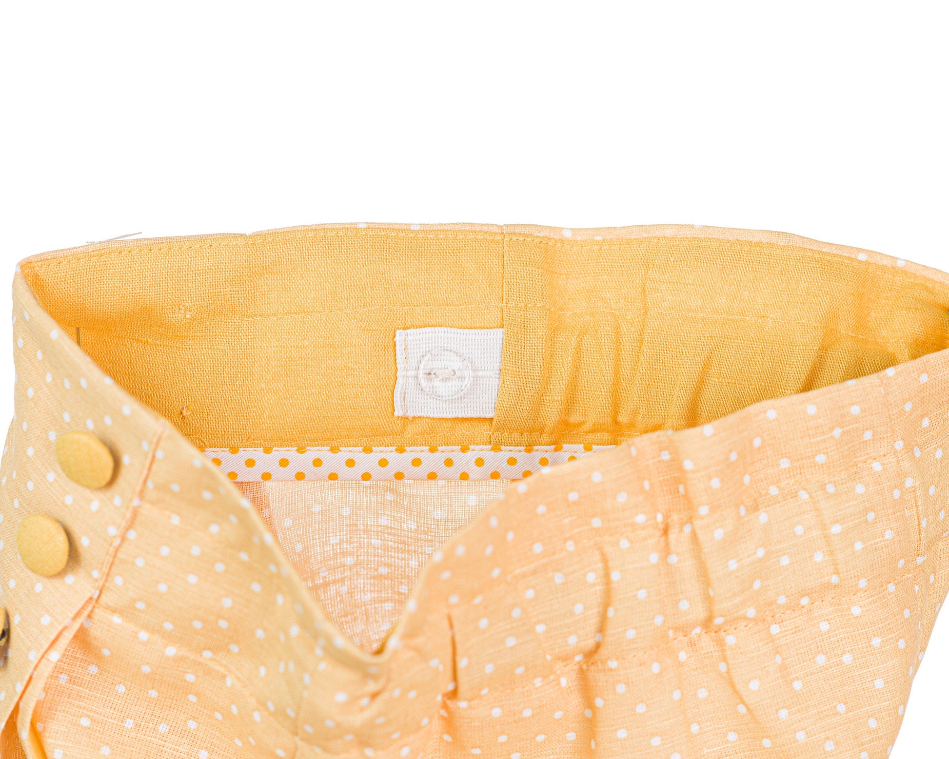 Girls linen high waisted short pants/ Toddler girl wide leg pants/ Linen toddler maxi pants/ Summer linen polka dot pants/ Linen outfit