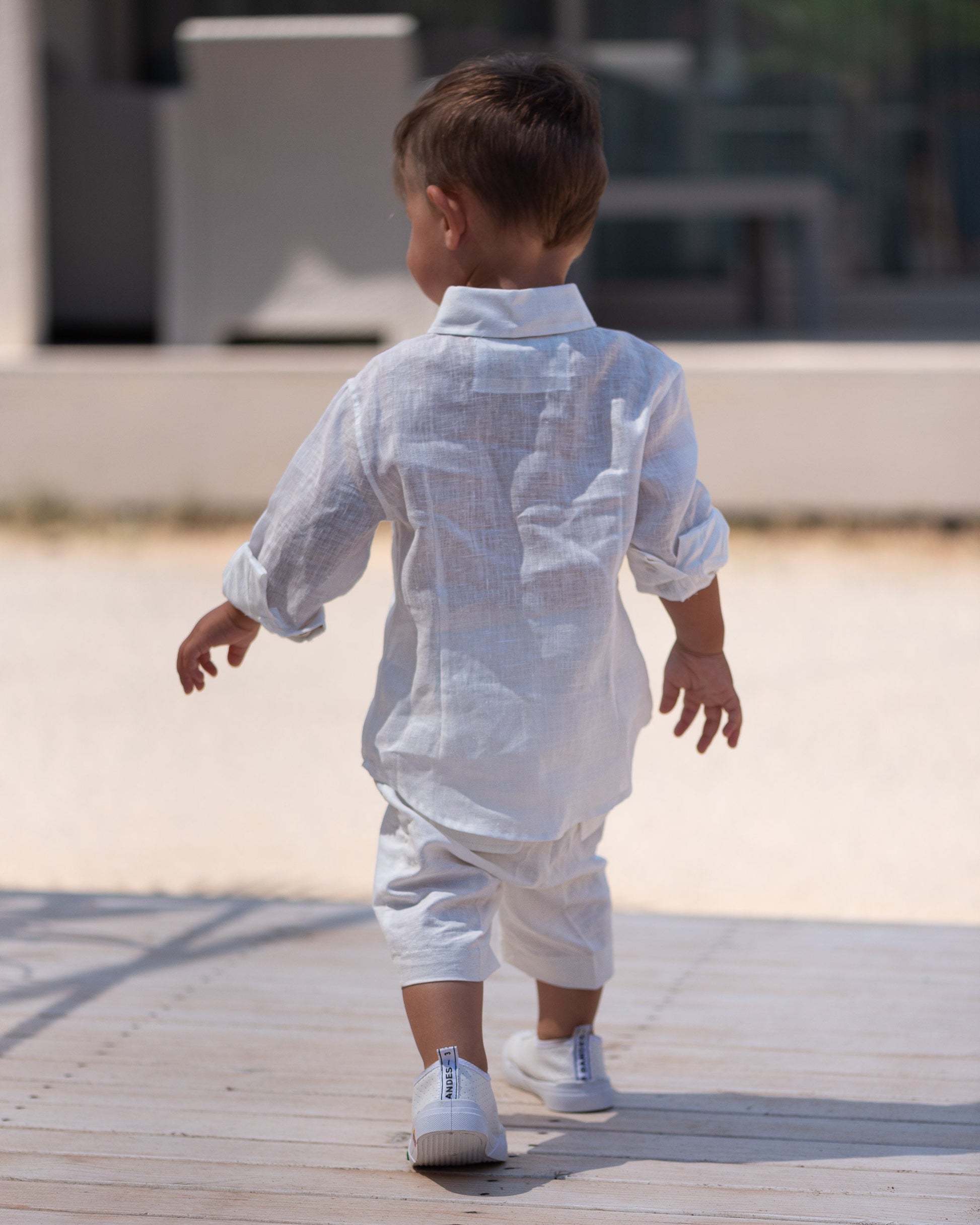 Communion baby boy white linen set/ Baby Christening summer outfit/ 2 piece set for babies/Linen baby wear/ Baby boy gift/Baby birthday suit