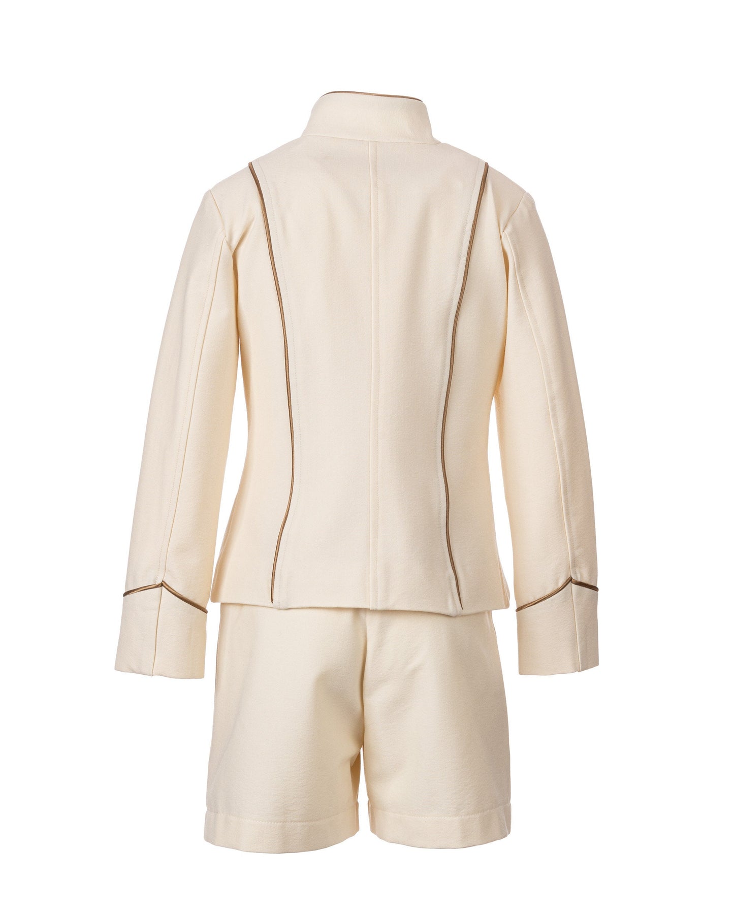 Ivory wool 2 piece girls set/ Tailored toddler suit formal dress wear for girls/ Nutcracker suit/ Explicit clothing/ Winter outfit girls