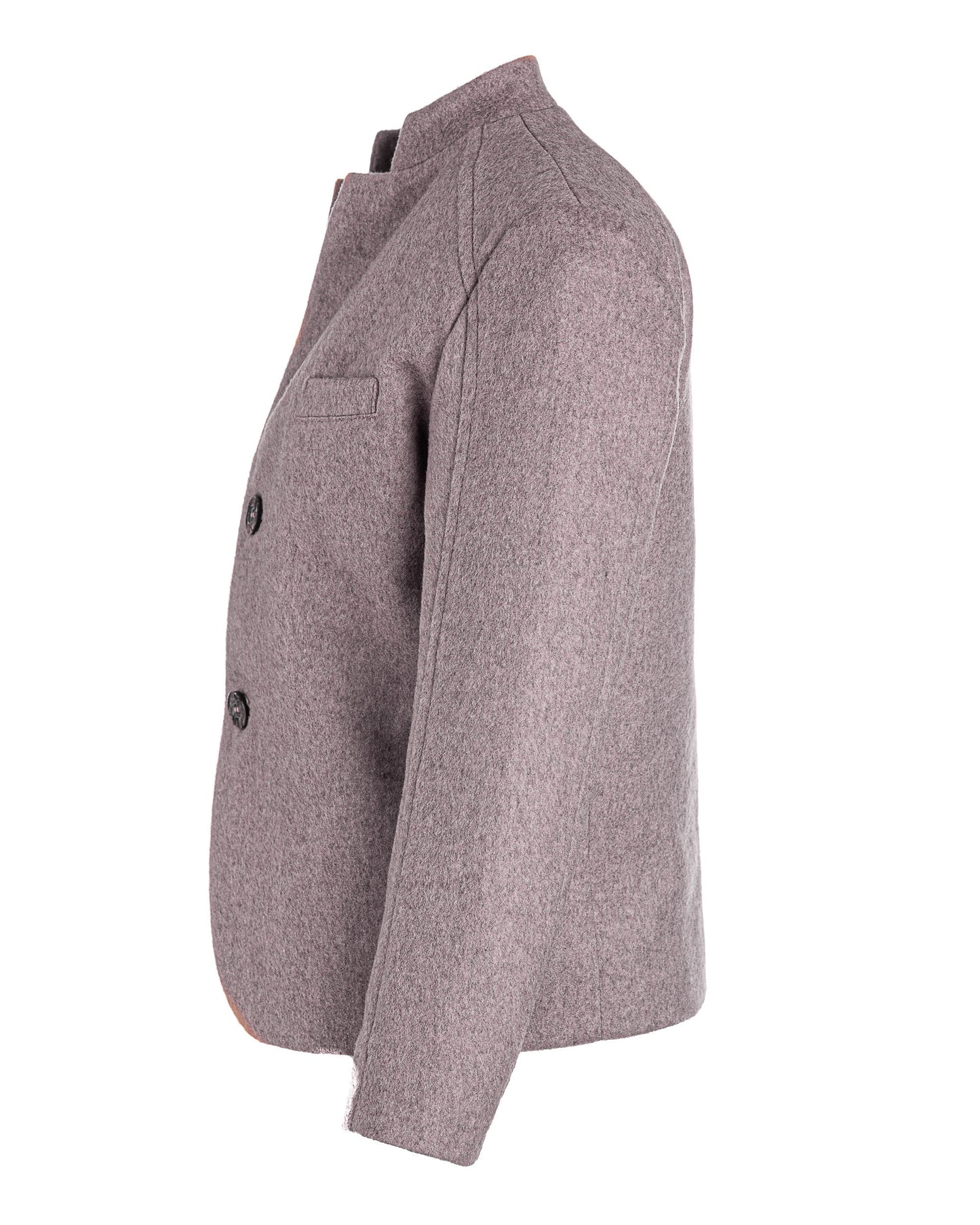 Slim fitted wool blazer for boys/ Single breasted wool jacket/ Winter clothes toddler boy/ Stand up collar kids blazer/ Tailored blazer