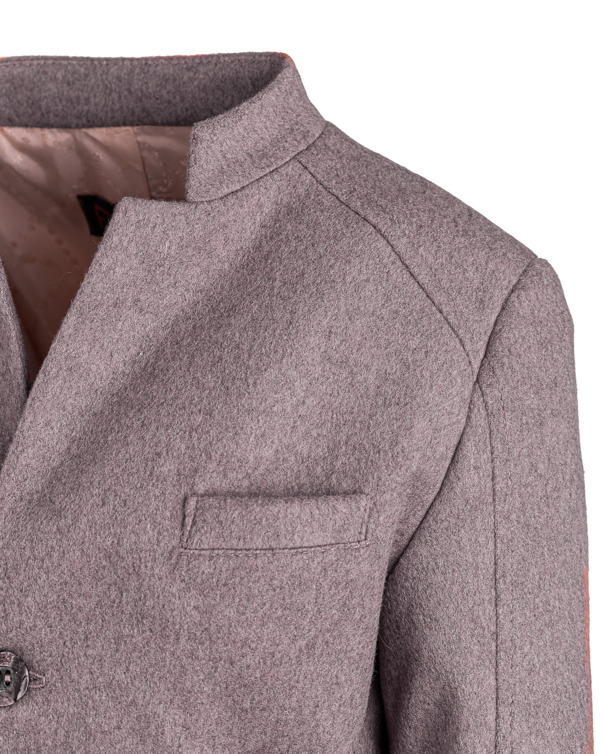Slim fitted wool blazer for boys/ Single breasted wool jacket/ Winter clothes toddler boy/ Stand up collar kids blazer/ Tailored blazer
