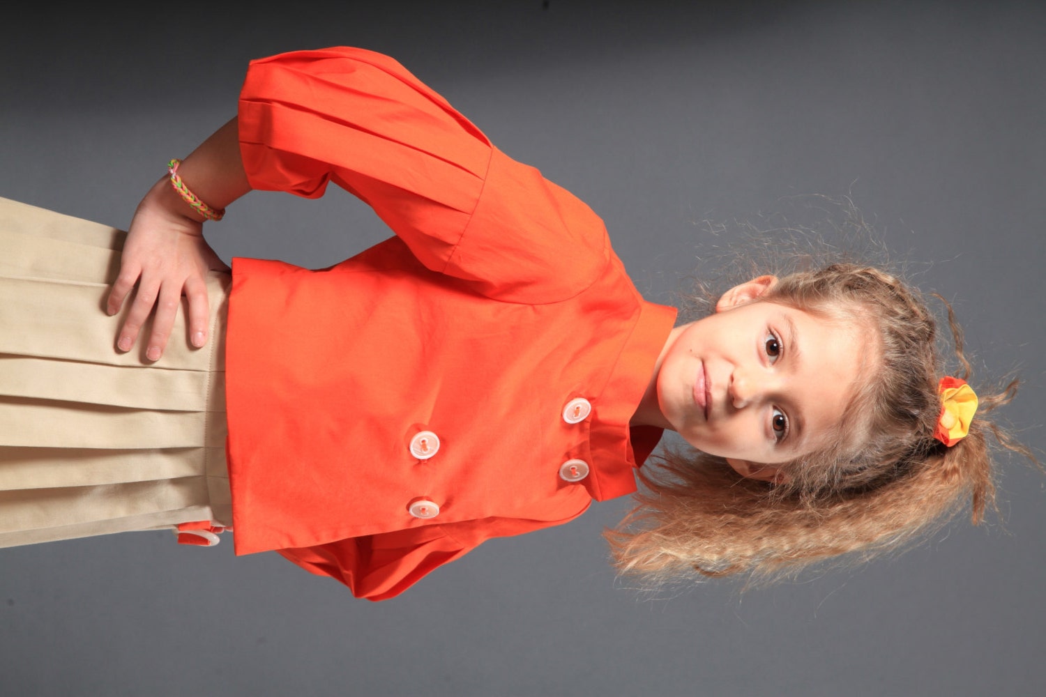 Girls plaid skirt/Toddler girl pleated skirt/Kids high waisted skirt/A line skirt/Classic midi skirt/Knee length skirt/Tea length skirt