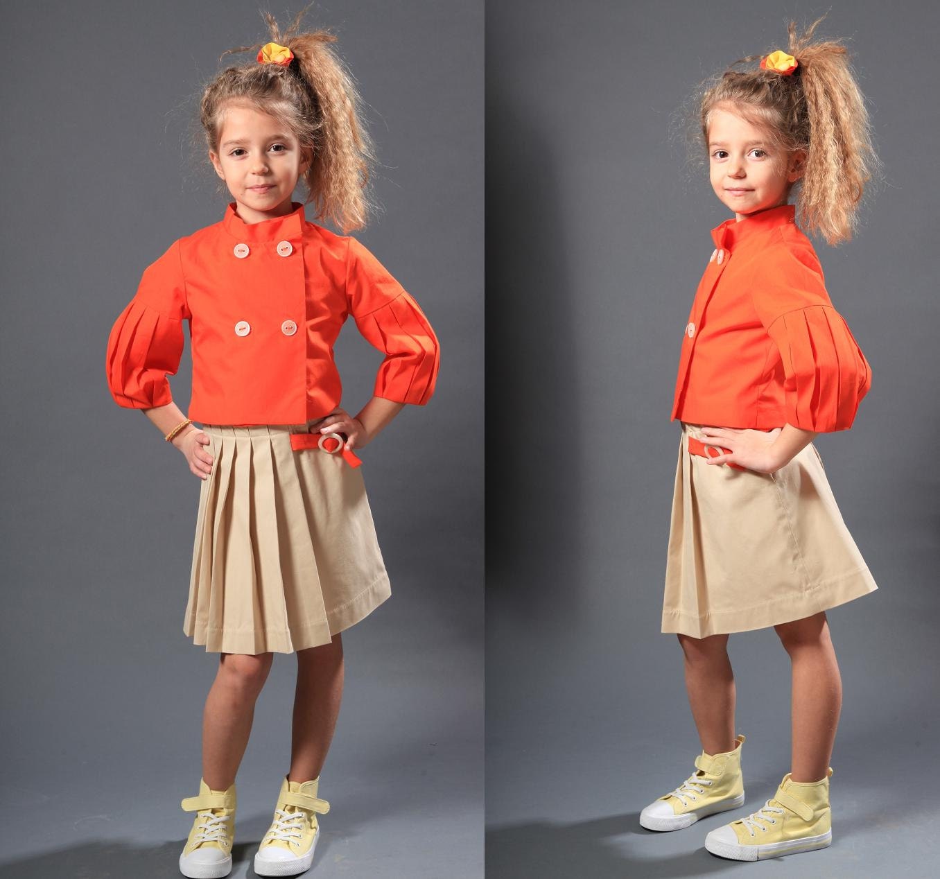 Girls plaid skirt/Toddler girl pleated skirt/Kids high waisted skirt/A line skirt/Classic midi skirt/Knee length skirt/Tea length skirt