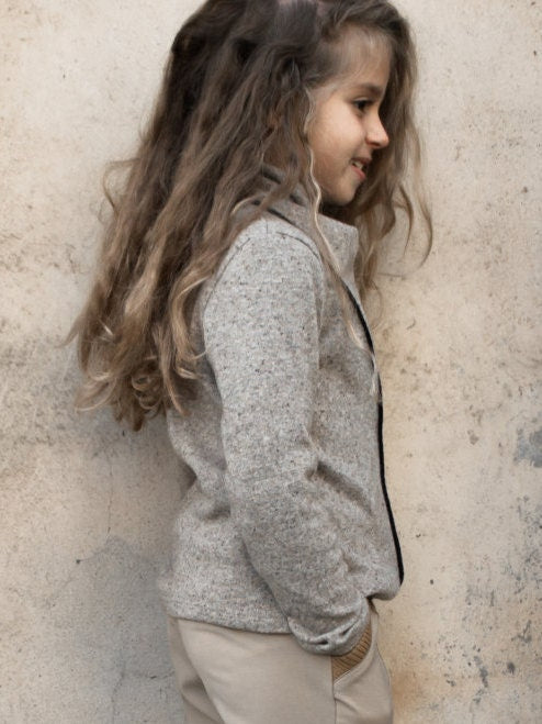 Girls winter sweater/High collar sweater/Toddler turtleneck sweater/Wool sweater/Polo neck girls sweater/Kids sweater/Cowl neck warm sweater
