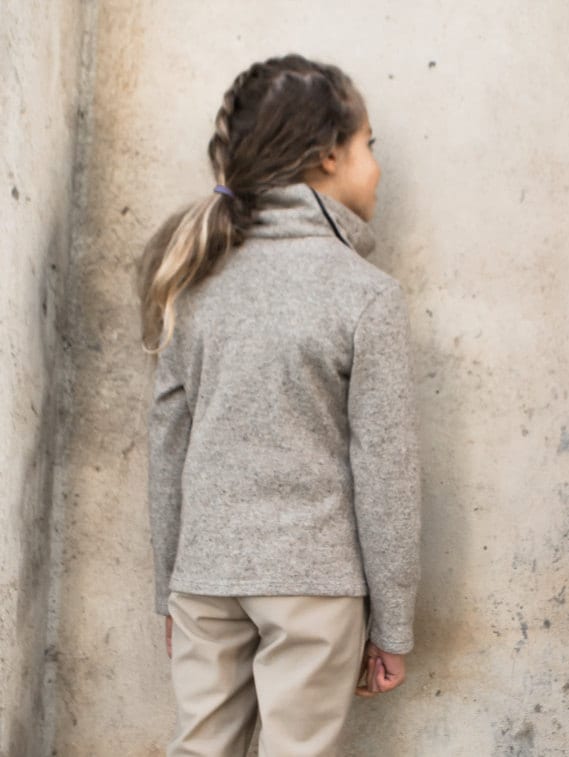 Girls winter sweater/High collar sweater/Toddler turtleneck sweater/Wool sweater/Polo neck girls sweater/Kids sweater/Cowl neck warm sweater