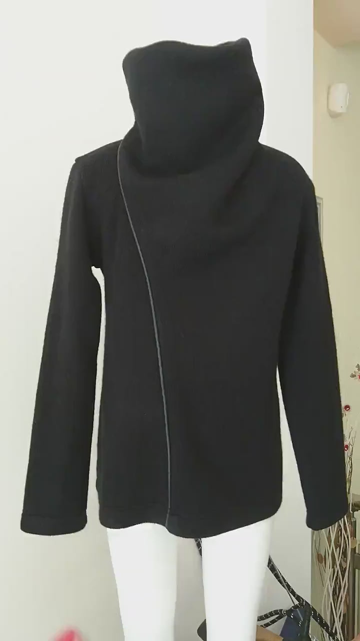 Boys turtleneck sweater/Toddler boys high collar sweater/Kids polo wool sweater/Boys sweater/Boys jumper/Cowl neck/Wool jumper sweater