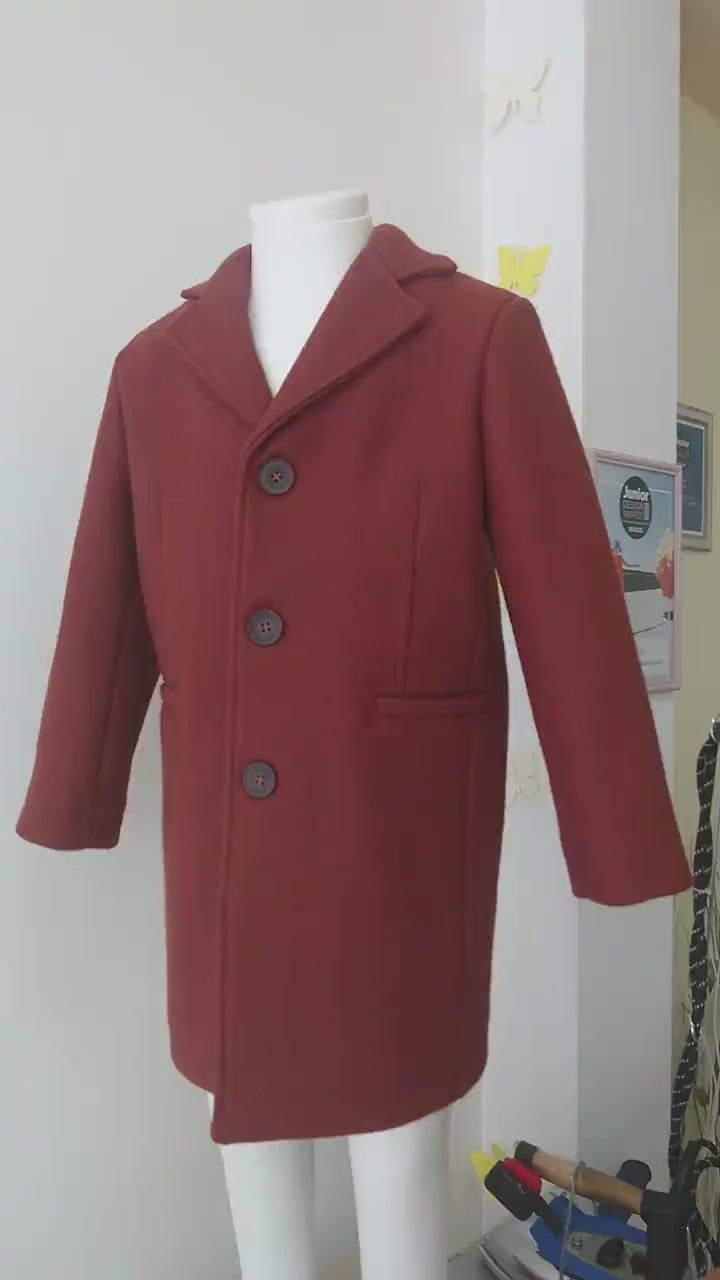 Winter coat, Boys wool coat, Vintage coat, Warm long coat, Trendy coat, Toddler boy coat, Kids coat, Down coat, Pea coat, Long boys coats