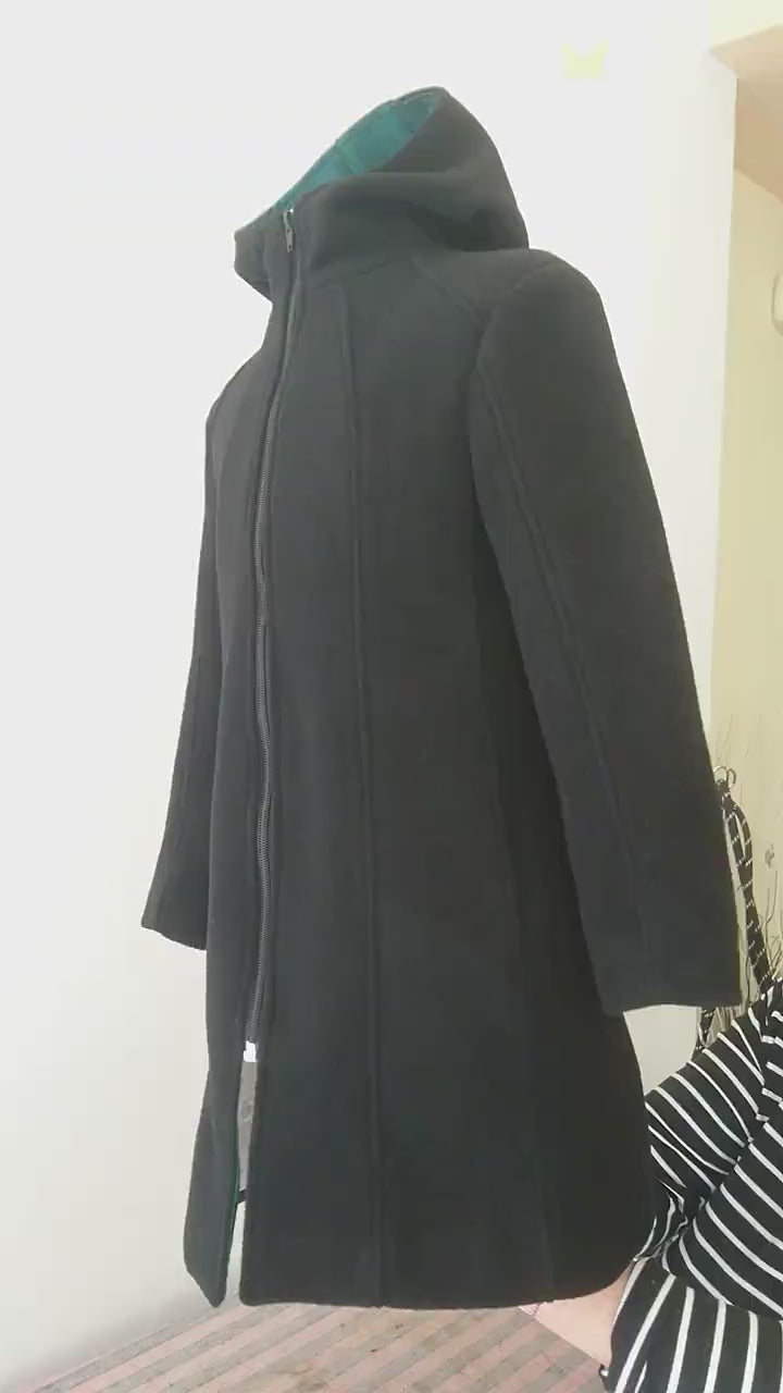 Girls winter coat/Wool coat/Fitted coat/Trench coat/Hooded coat/Toddler girl long coat/Pendleton swing coat/Funnel coat/Kids zipper coat